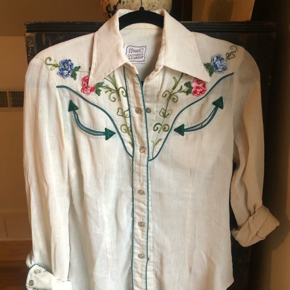 Vintage H bar C Western Shirt